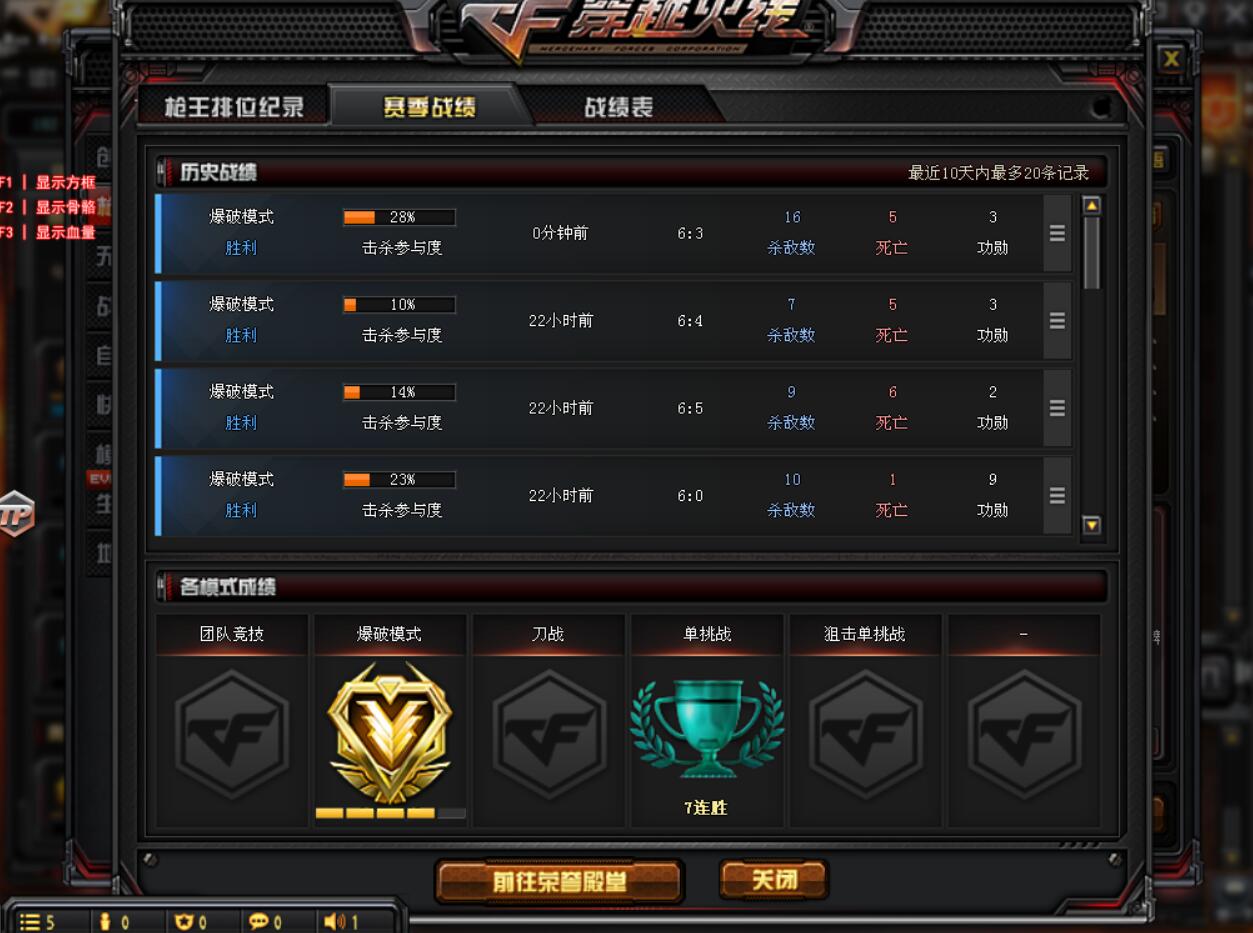 【CF无名】恢复正常更新|主打稳定