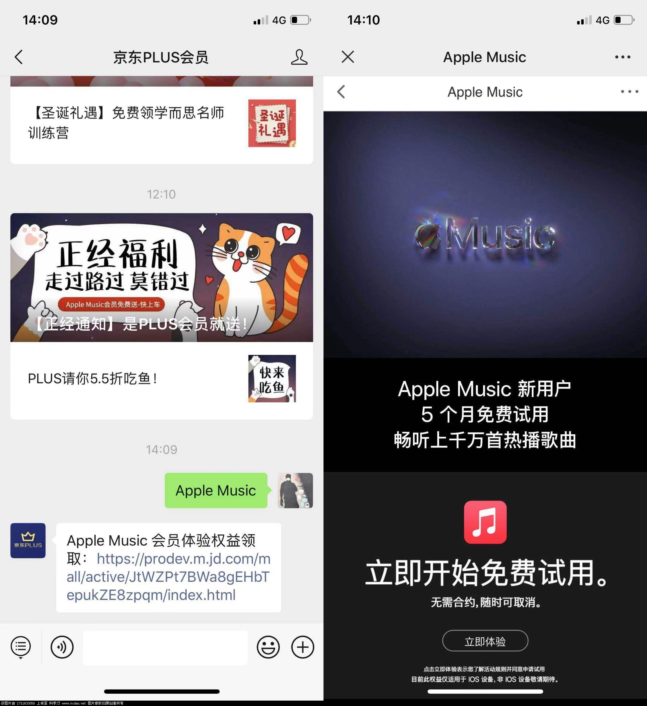 京东plus会员免费领取Apple Music音乐会员-亿动工作室's Blog